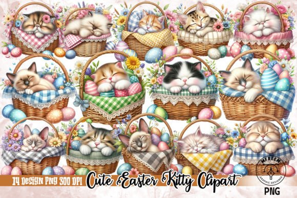 Download Easter Kitty Clipart PNG Graphics - Kitty clipart Collection