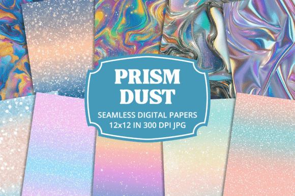 Download Prism Dust Holographic Textures Glitter Paper - Holo Collection