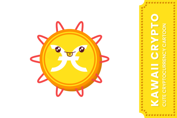 Download Cryptocurrency Holo Kawaii Circle Flower - Holo Collection