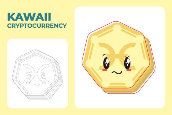 Download Kawaii Icon Coin Holo Cryptocurrency - Holo Collection