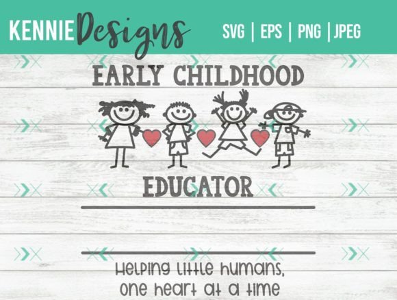 Download Early Childhood Educator SVG for ECE - Childhood Collection