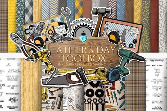 Download Fathers Day Toolbox Card Making Kit - Card Collection