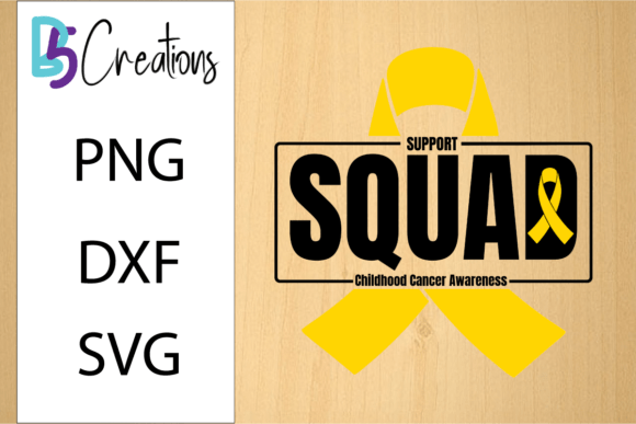 Download Childhood Cancer Support Squad SVG - Childhood Collection