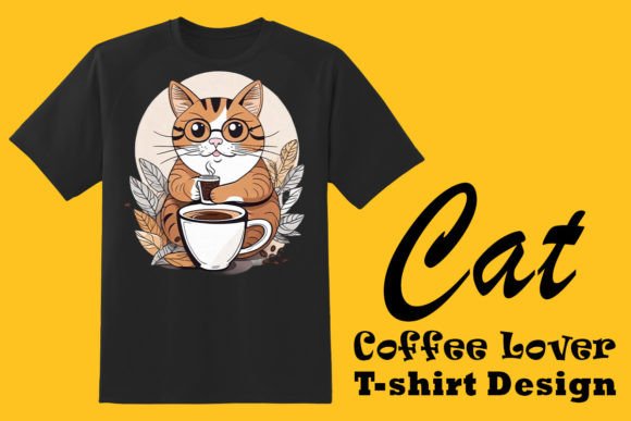Download Stylish Coffee-Loving Kitty Clipart - Kitty clipart Collection