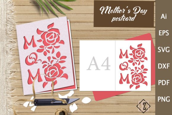 Download Mother's Day Card. Cut out of Paper - Card Collection