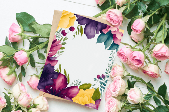 Download Watercolor Invitation Card Background - Card Collection