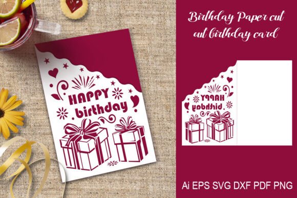 Download Paper Cut out Happy Birthday Card - Card Collection