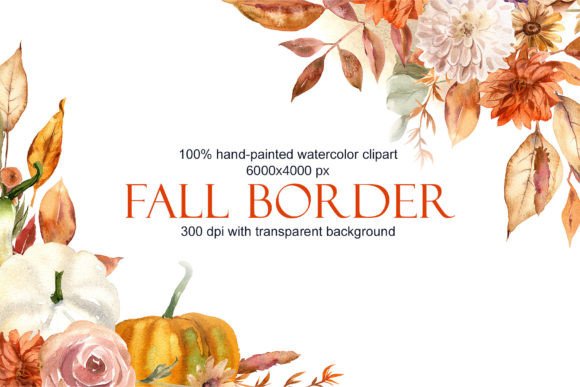 Download Fall Border, Autumn Card PNG - Card Collection