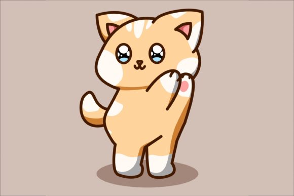 Download A Cute and Funny Baby Cat Cartoon - Premium Resources