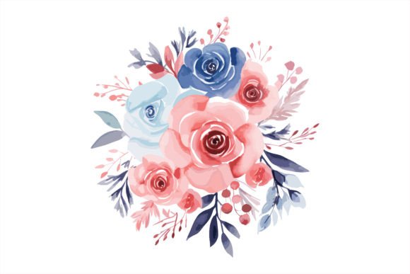 Download Watercolor Florals for Logo Card Design - Card Collection