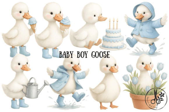 Download Baby Boy Goose - Png &amp; Pdf Clipart - Baby boy Collection