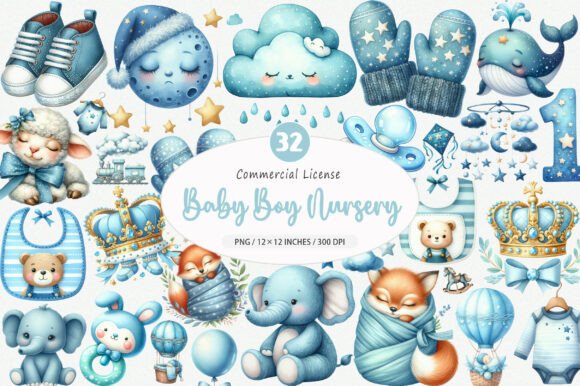 Download Baby Boy Nursery PNG - Baby boy Collection