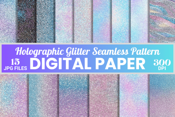 Download Holographic Glitter Seamless Pattern - Holo Collection