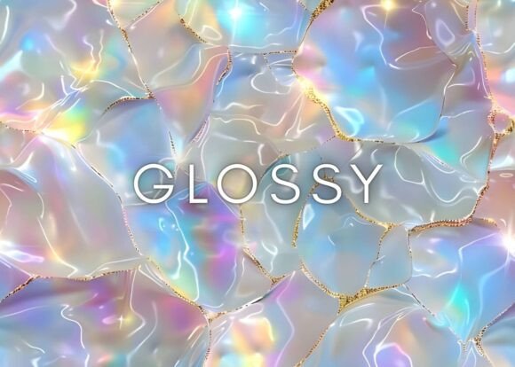Download Iridescent Holographic Digital Paper - Holo Collection