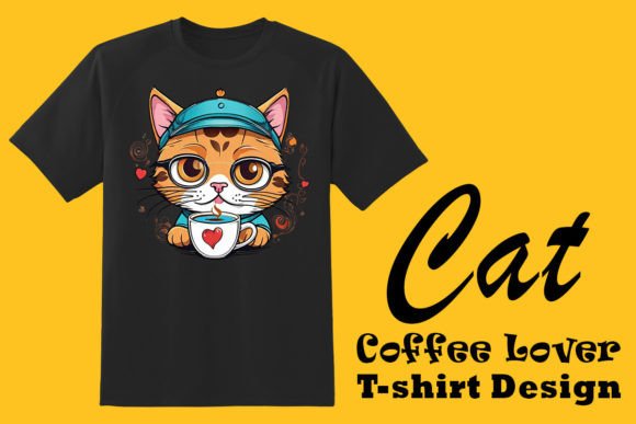 Download Stylish Coffee-Loving Kitty Clipart 11 - Kitty clipart Collection